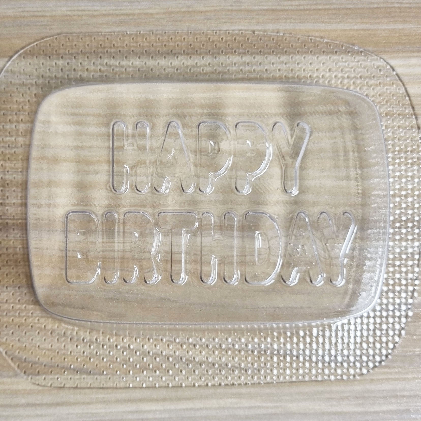 Happy Birthday Mould | Truly Personal | Bath Bomb, Soap, Resin, Chocolate, Jelly, Wax Melts Mold