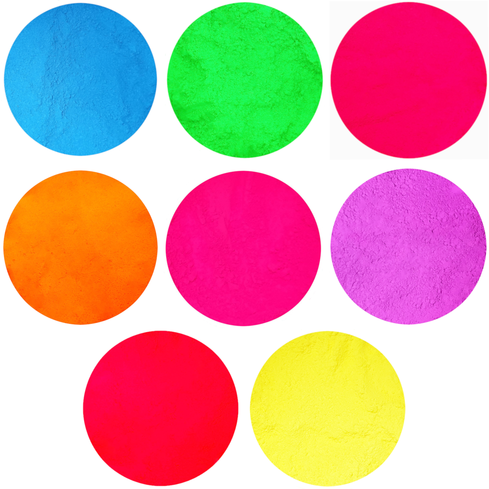 Neon Fluorescent Dye Bundle | 8 Colours | Wax Melts, Bath Bombs | Truly Personal Ltd