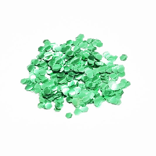 Spring Green Biodegradable Cosmetic Glitter | Chunky | Truly Personal | Wax Melt Bath Bombs Soap