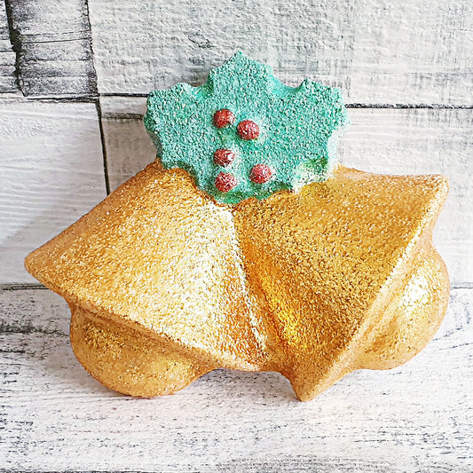 Bells And Holly Mould | Truly Personal | Bath Bomb, Soap, Resin, Chocolate, Jelly, Wax Melts Mold