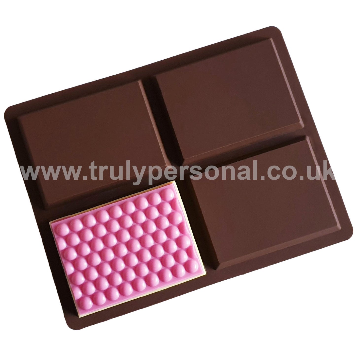 Bubble Bar Silicone Mould - 4 Cell | Wax Melts | Truly Personal Ltd