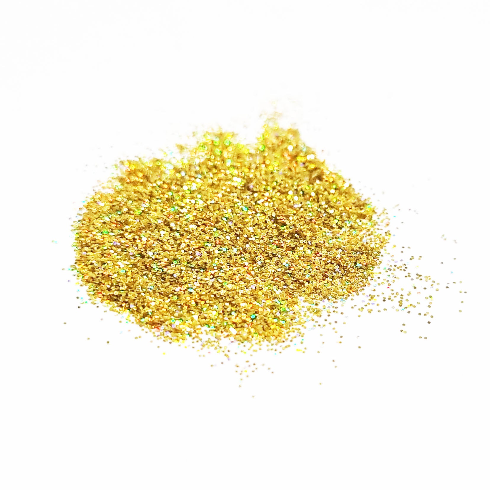 Gold Holographic Glitter | Fine | Candles, Wax Melt, Cosmetics, Bath Bombs, Shower Gel | Truly Personal Ltd