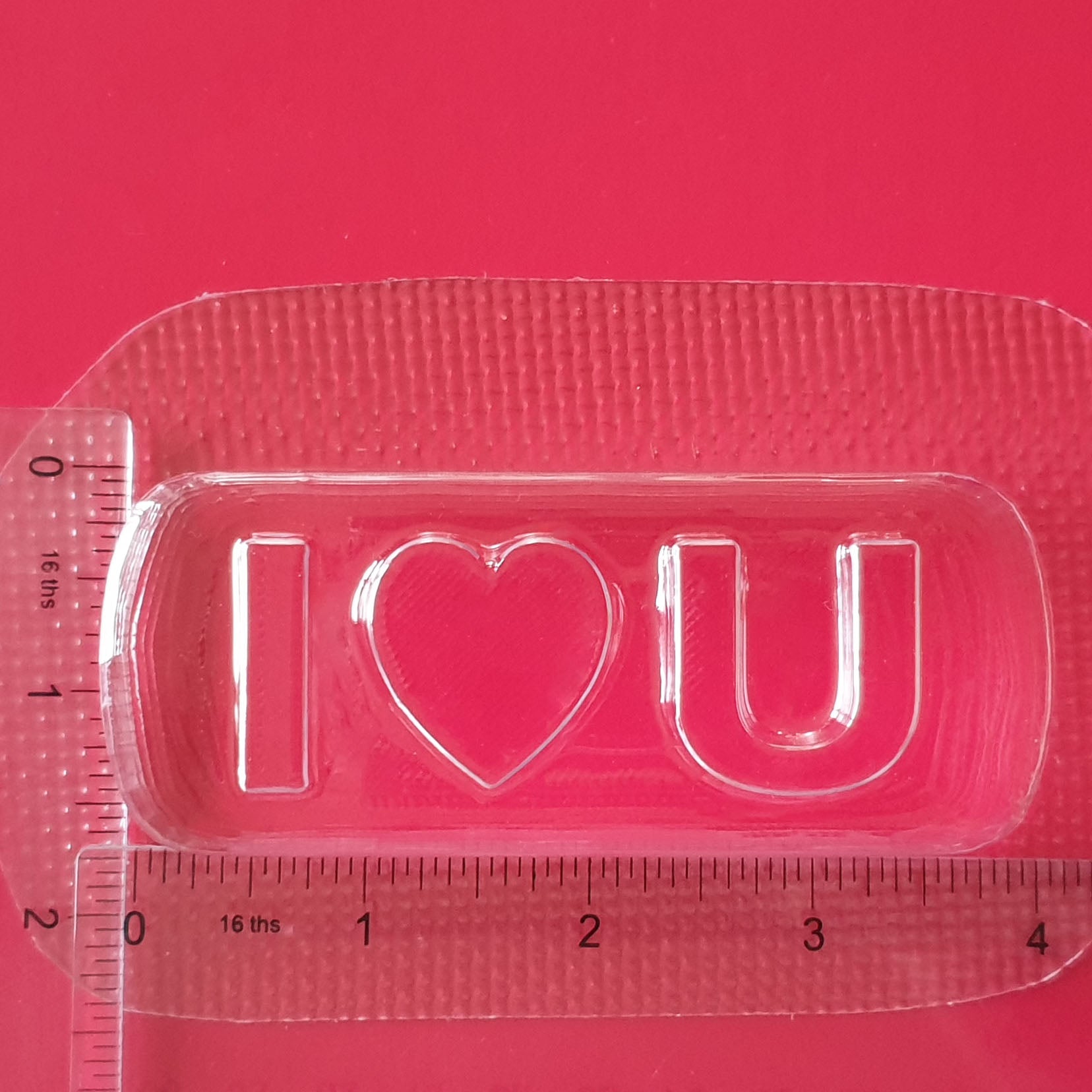 I Love You Mould | Truly Personal | Bath Bomb, Soap, Resin, Chocolate, Jelly, Wax Melts Mold