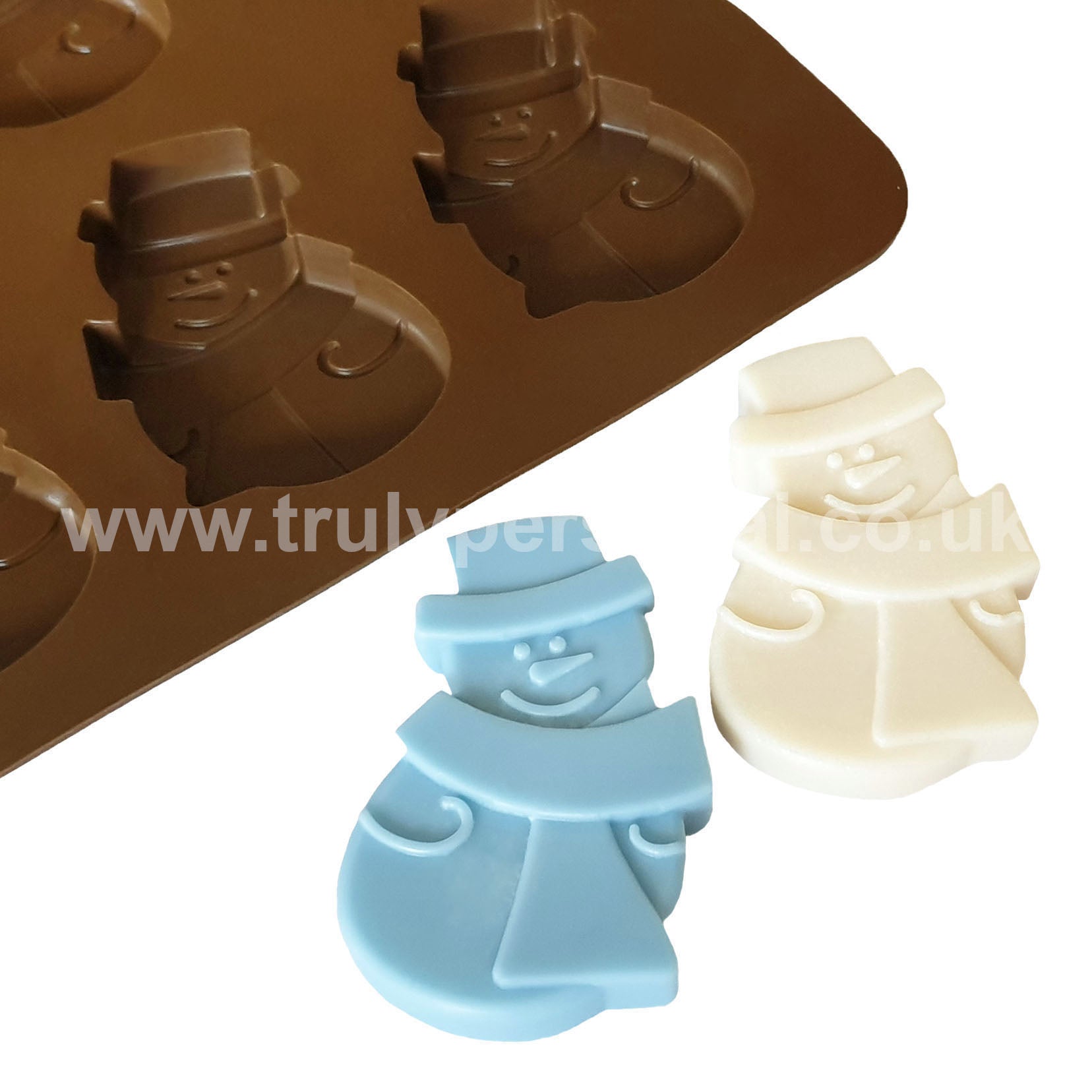 Large Snowman Silicone Mould | Wax Melts | Truly Personal Ltd