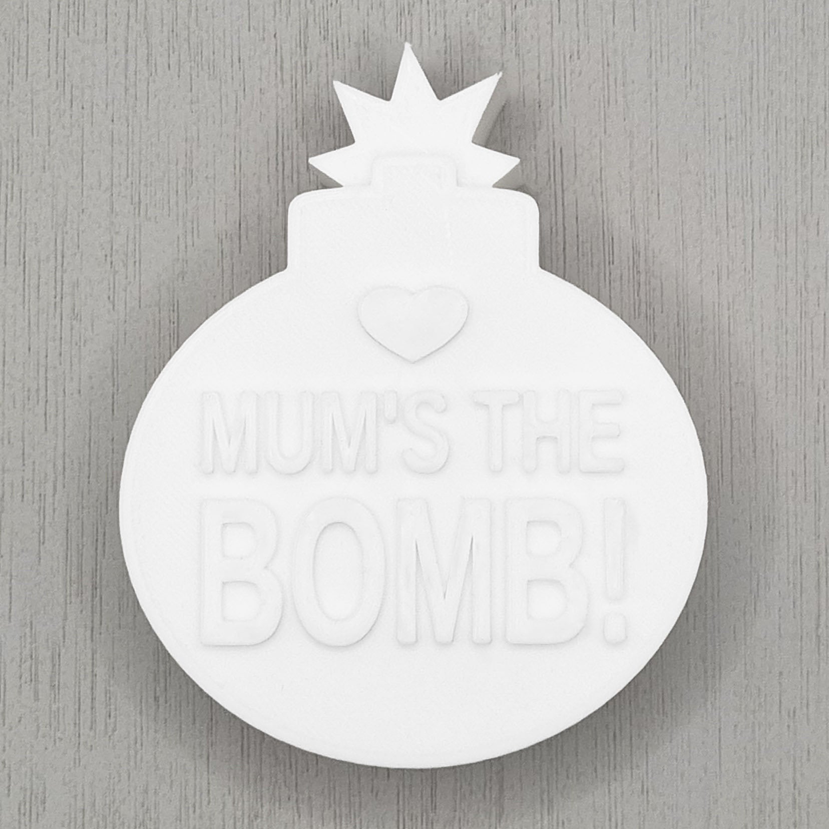 Mum's The Bomb Bath Bomb Mould | Truly Personal | Bath Bomb, Soap, Resin, Chocolate, Jelly, Wax Melts Mold