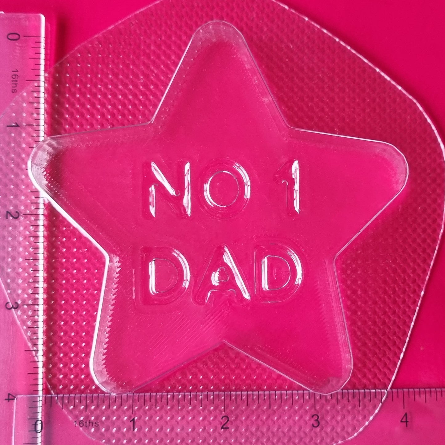 No1 Dad Star Mould | Truly Personal | Bath Bomb, Soap, Resin, Chocolate, Jelly, Wax Melts Mold