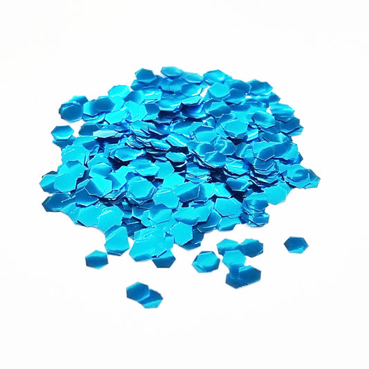Sky Blue Biodegradable Cosmetic Glitter | Chunky | Truly Personal | Wax Melt Bath Bombs Soap