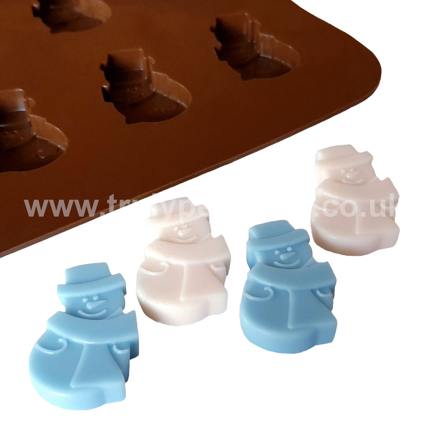 Small Snowman Silicone Mould | Wax Melts | Truly Personal Ltd