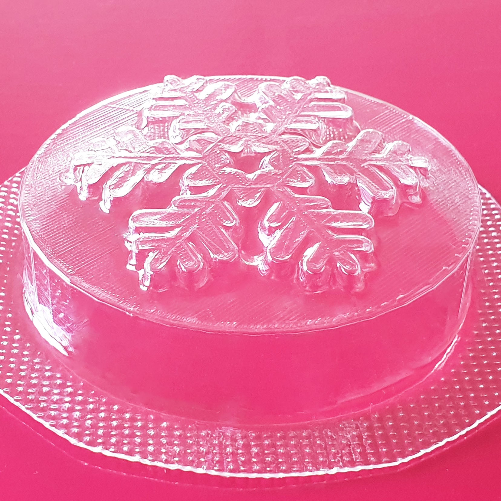 Snowflake Disc Mould | Truly Personal | Bath Bomb, Soap, Resin, Chocolate, Jelly, Wax Melts Mold