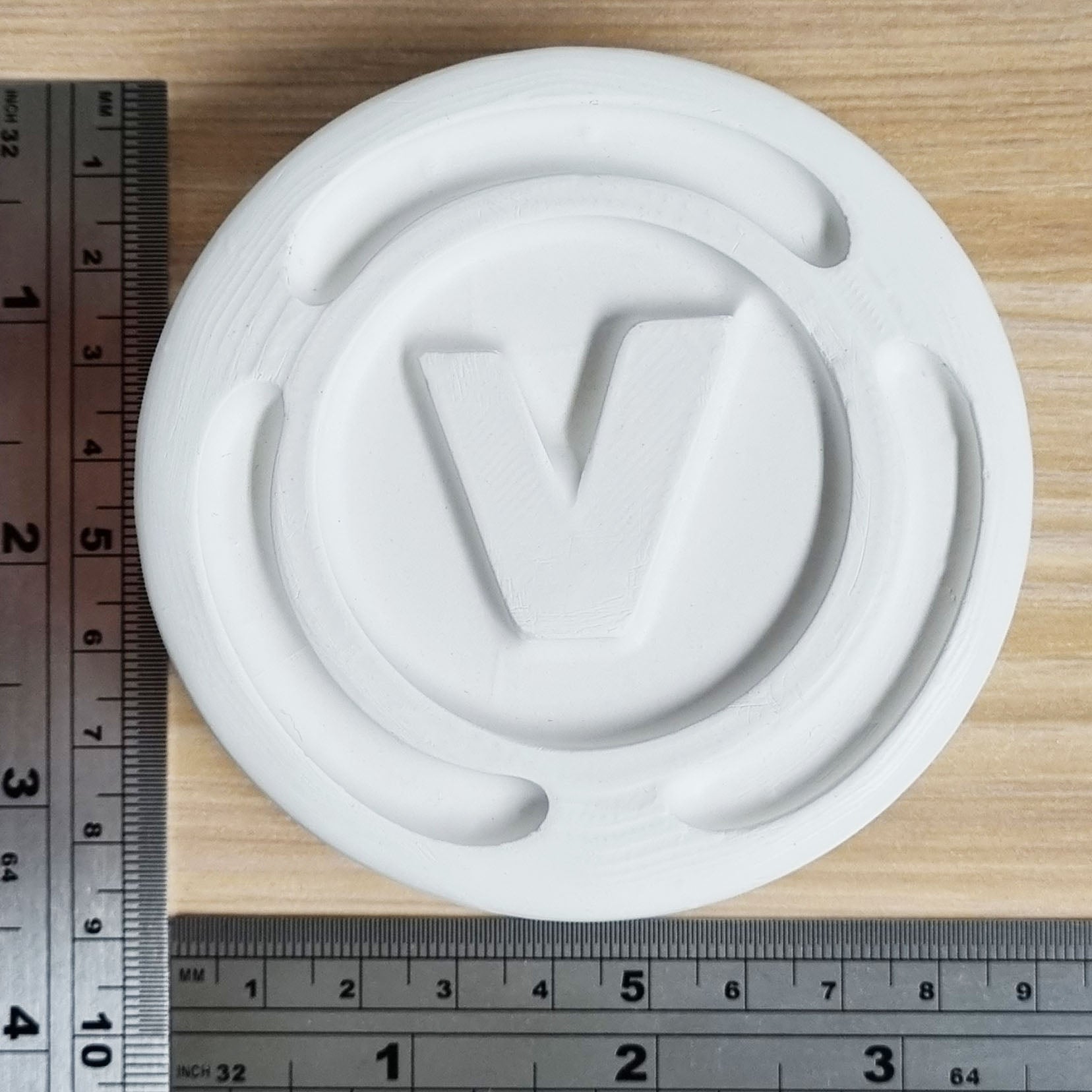 V Coin Mould | Truly Personal | Bath Bomb, Soap, Resin, Chocolate, Jelly, Wax Melts Mold