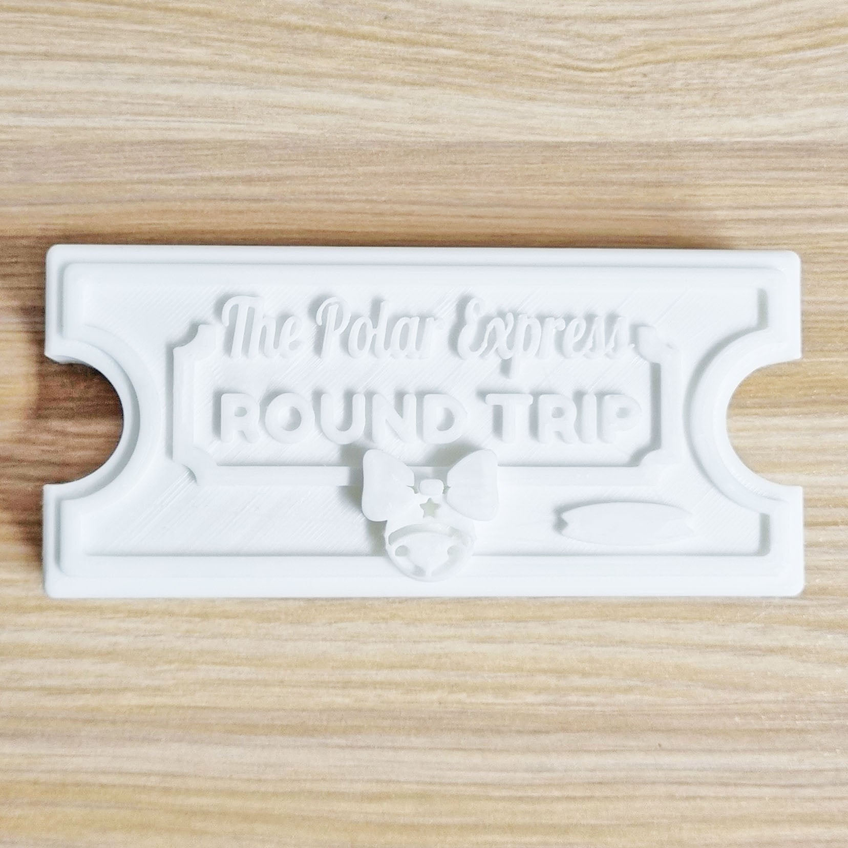 Winter Train Ticket Mould | Truly Personal | Bath Bomb, Soap, Resin, Chocolate, Jelly, Wax Melts Mold