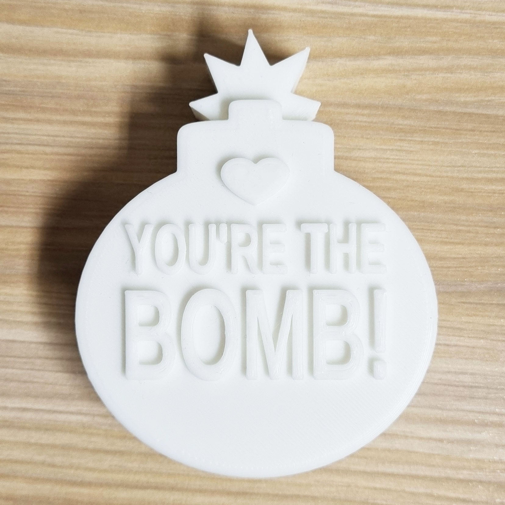 You're the Bomb Mould | Truly Personal | Bath Bomb, Soap, Resin, Chocolate, Jelly, Wax Melts Mold